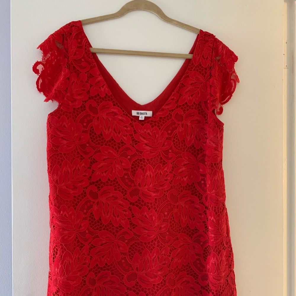 Dakota Red lace dress